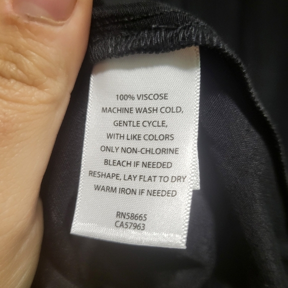 NWT $69 Treasure‎ & Bond Black Popover Blouse 100% Viscose Large Flowy - Picture 4 of 8